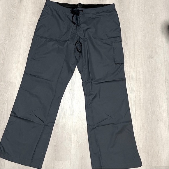 RaRe Uniforms Women’s Scrub Set SAI-2101 Dark Gray Sz XL V-Neck Drawstring NWOT - Picture 6 of 13